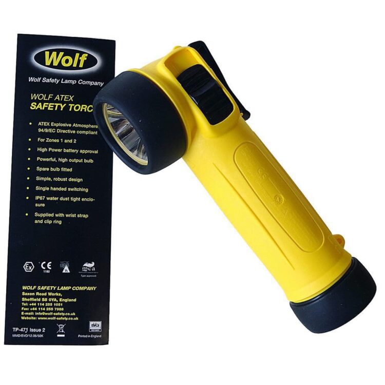 Wolf Atex Safety Torch SeaSafe Systems Ltd