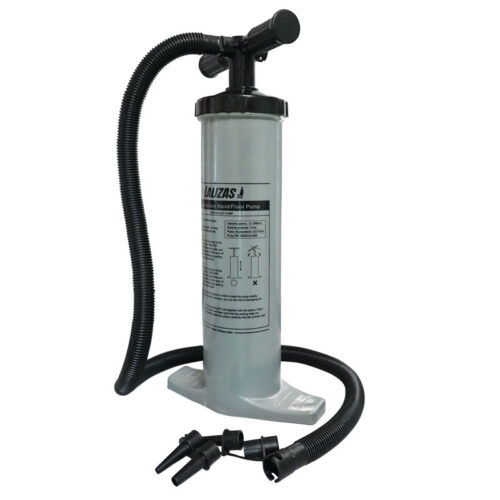 Double action hand/floor pump