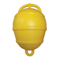 Mooring Buoy Rigid Plastic, Ext. Ø250mm, Yellow
