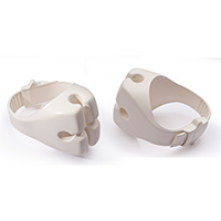 Rail Clip-on Lifebuoy Support - Ø25-28mm White