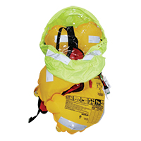 LALIZAS Infl.Lifejacket Adv.Lamda,Auto,330N,w/spray hood&crotch strap,SOLAS/MED
