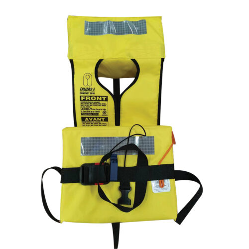 LALIZAS Foam Folding Lifejacket Compact, SOLAS/MED-MER, Adult, Yellow