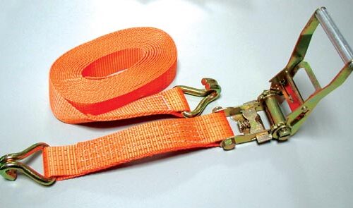 Ratchet Tie-Down w/ double J hook,10mx50mm,BL 5000kg